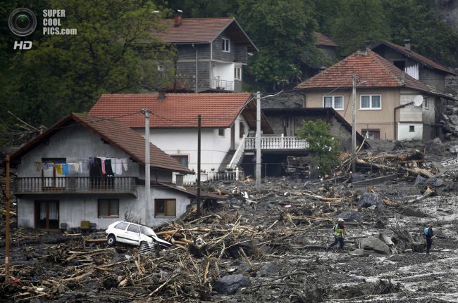 Сербия, Босния и Герцеговина ушли под воду