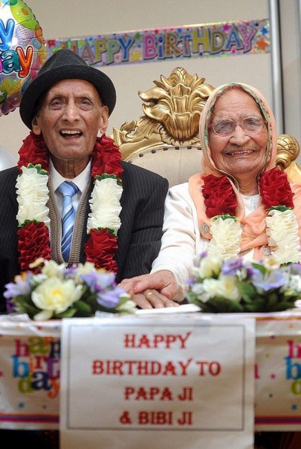 Пара отпраздновала 211 лет на двоих