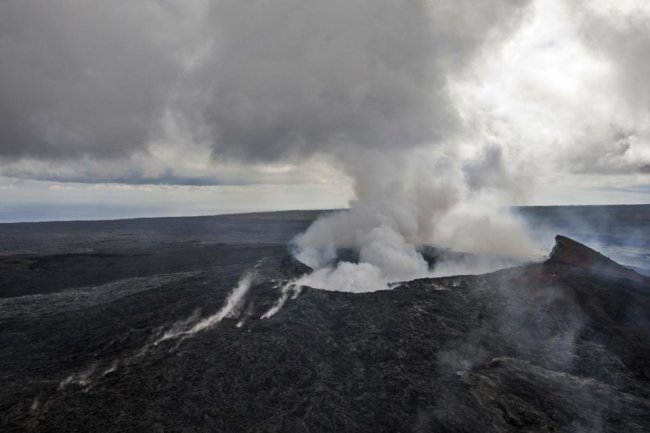 Извержение вулкана Килауэа на Гавайях