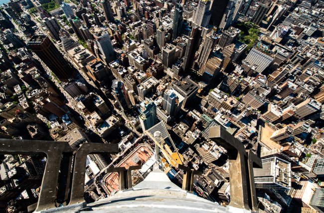 Нью-Йорк с высоты небоскрёбов