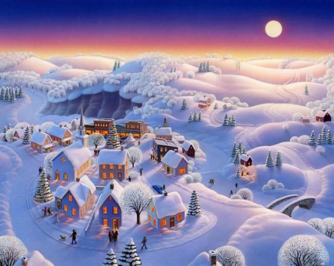 Сказочные зимние домики