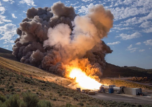 Испытание огнем ракеты для полетов на Марс
