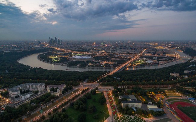 Аэрофотопрогулка над Москвой