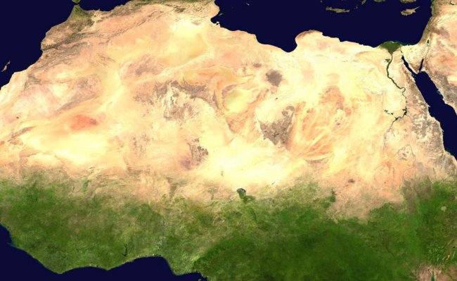 Как Сахара поглощает всю Африку