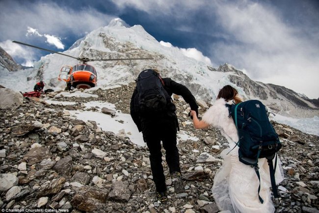 Бракосочетание на Эвересте