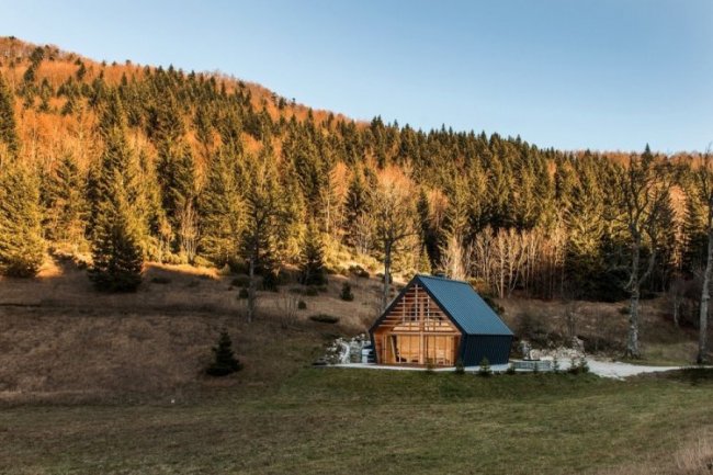 Деревянный домик в Словении