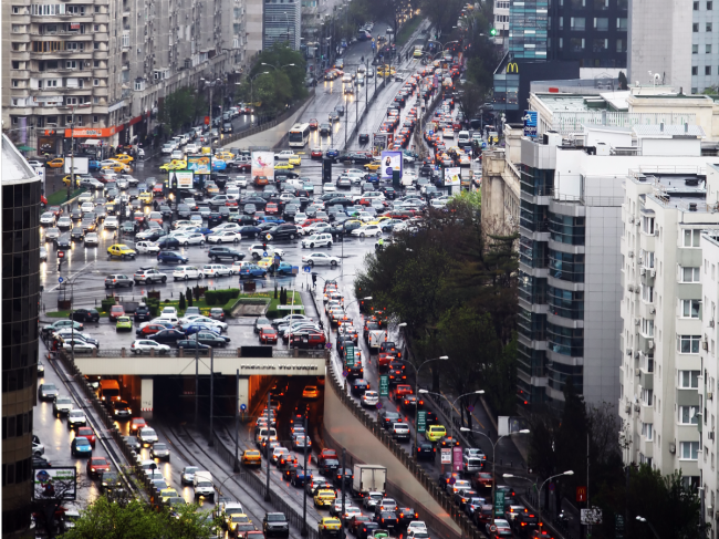 Впечатляющие автомобильные пробки мегаполисов