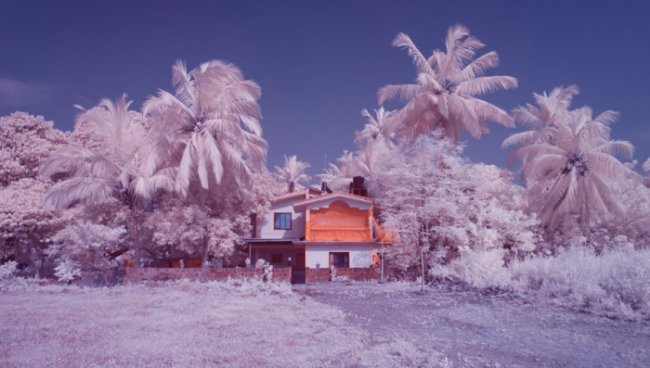 Инфракрасные фото Гоа в межсезонье от индийского фотографа