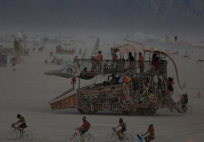 Кульминация фестиваля Burning Man 2017