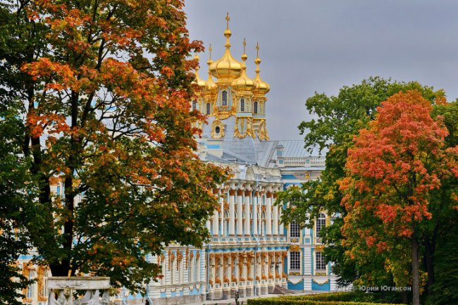 Золотая осень в музее-заповеднике Царское Село