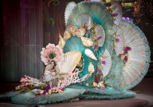 Карнавал в Санта Крус де Тенерифе, где носят 80-килограммовые костюмы