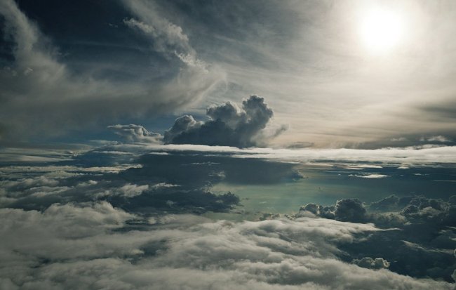 Фотографии облаков на высоте 6 000 метров