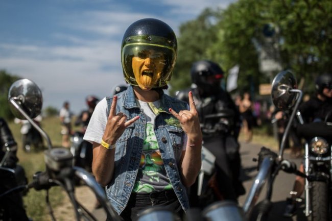 Ежегодный слет женщин-байкеров в Германии