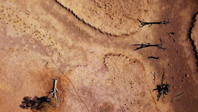 Австралийская засуха: вид с высоты