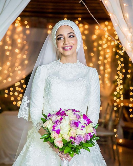Элегантные невесты в хиджабах