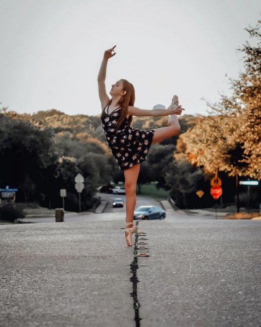 Балерины на улицах Далласа