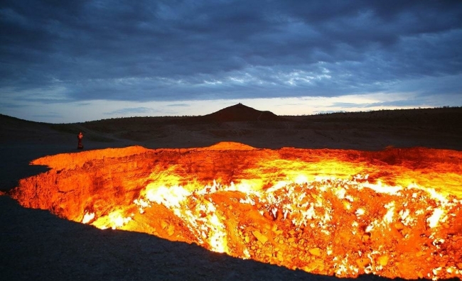 Врата ада в Туркменистане: и красиво, и страшно
