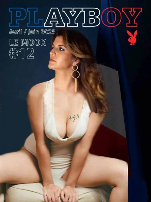 Французы раскупили весь тираж журнала Playboy с госсекретарём Марлен Шьяппа