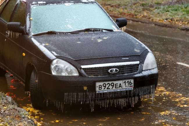 Ледяной дождь в Чебоксарах