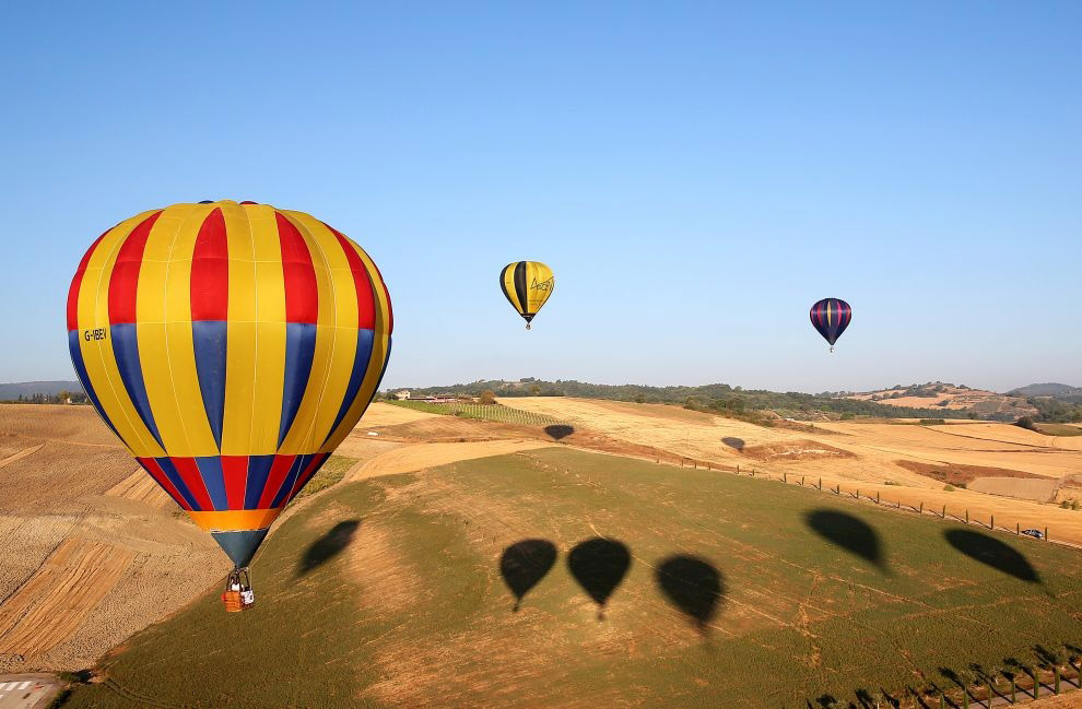 Фестиваль воздушных шаров в Италии.