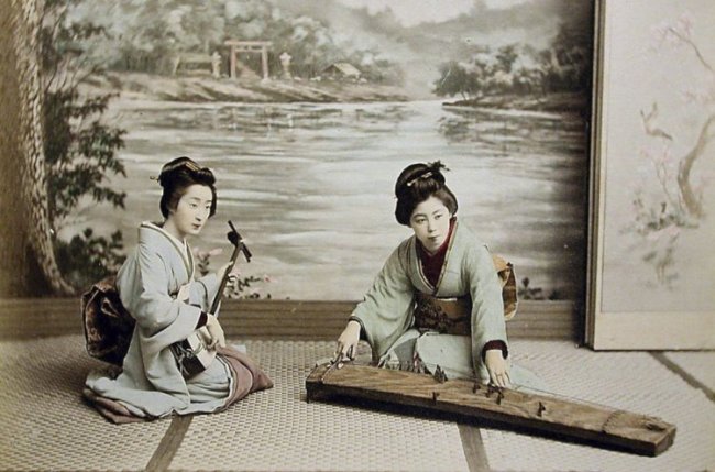 Япония в цвете на снимках XIX века