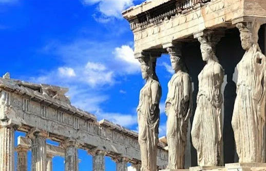 Афинский акрополь. Парфенон - великолепный храм древнегреческой цивилизации