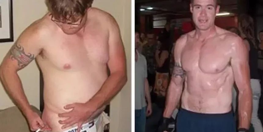 Гормон роста до и после. Крейг Дэвидсон стероиды.